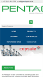 Mobile Screenshot of pentgon.co.za